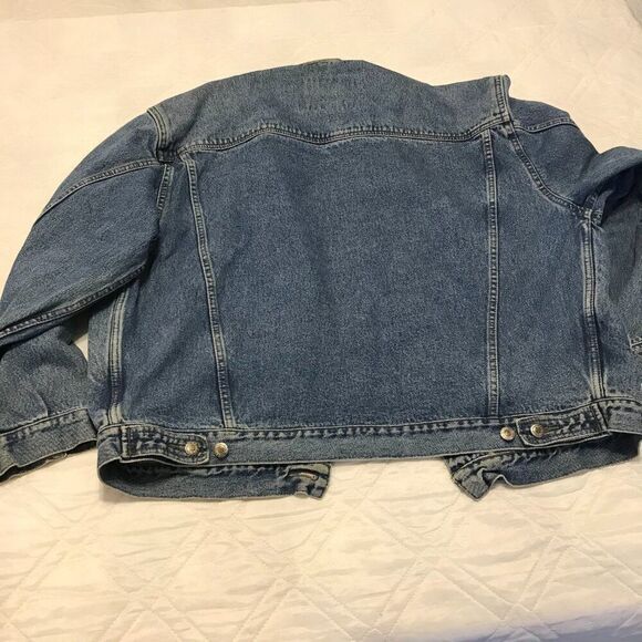 Vtg‎ Bugle Boy The Millennium Series 7M Denim Blue Jean Jacket Coat Mens Large - Picture 9 of 9